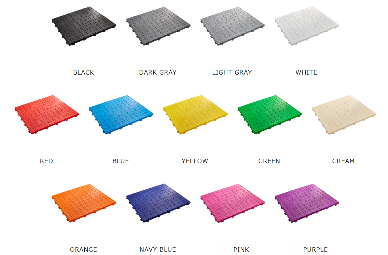 テックスタイルのガレージタイルのカラーバリエーション